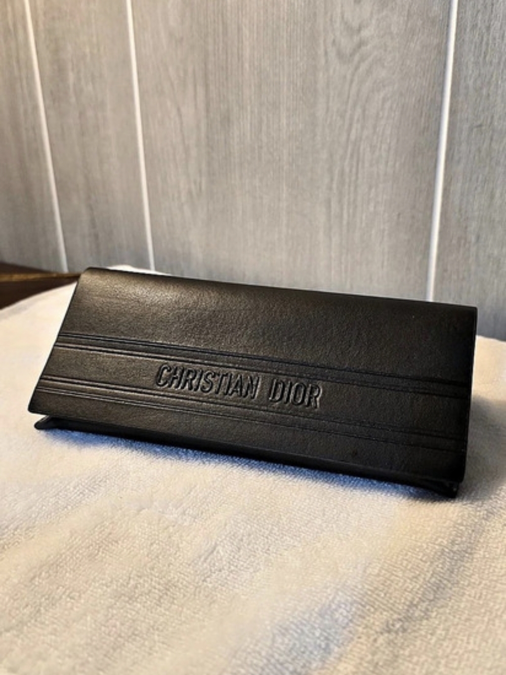 Christian Dior Black Hard Eyeglass/Sunglasses Case